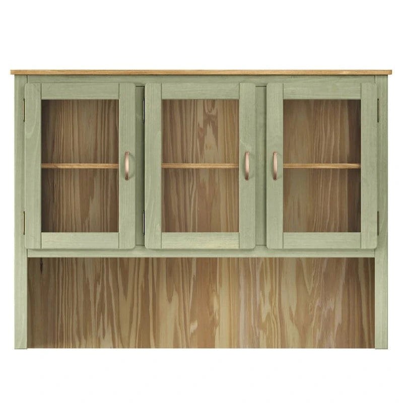 Vaisselier vert/noir, style étagère ouverte, 1 unité