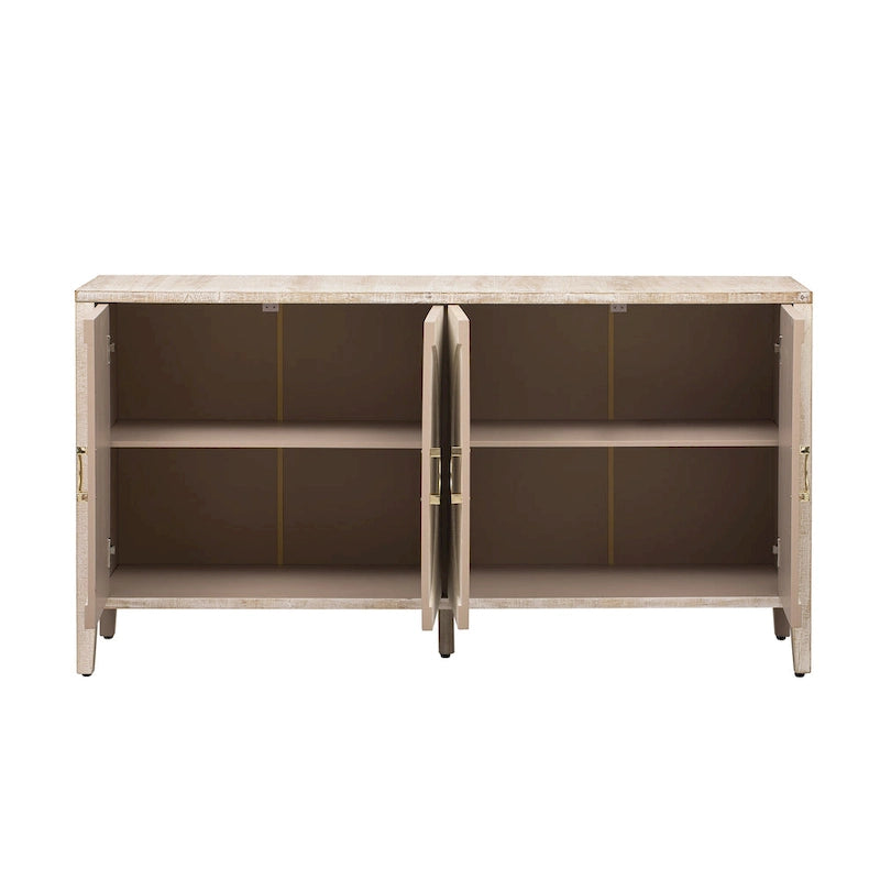 Meuble de rangement en placage de sapin – 5 pieds, porte arrondie, simple (noir / naturel / bleu marine)