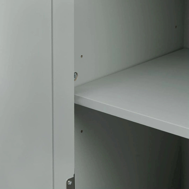 Meuble de rangement haut de salle de bain noir/gris/blanc – 3 tiroirs et étagères supérieures, usage individuel