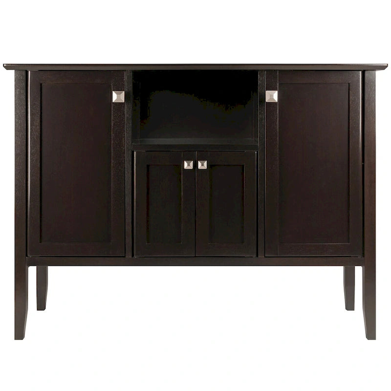 Meuble de buffet à café, style 3 portes — 117 cm (l) x 40 cm (P) x 85 cm (H)