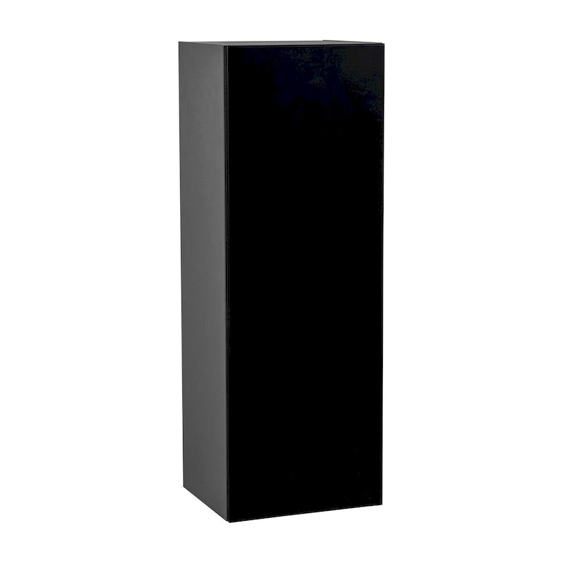 Meuble Haut Mural Gris à Porte Simple – 15"L × 42"H × 12"P, Montage par 1 Personne