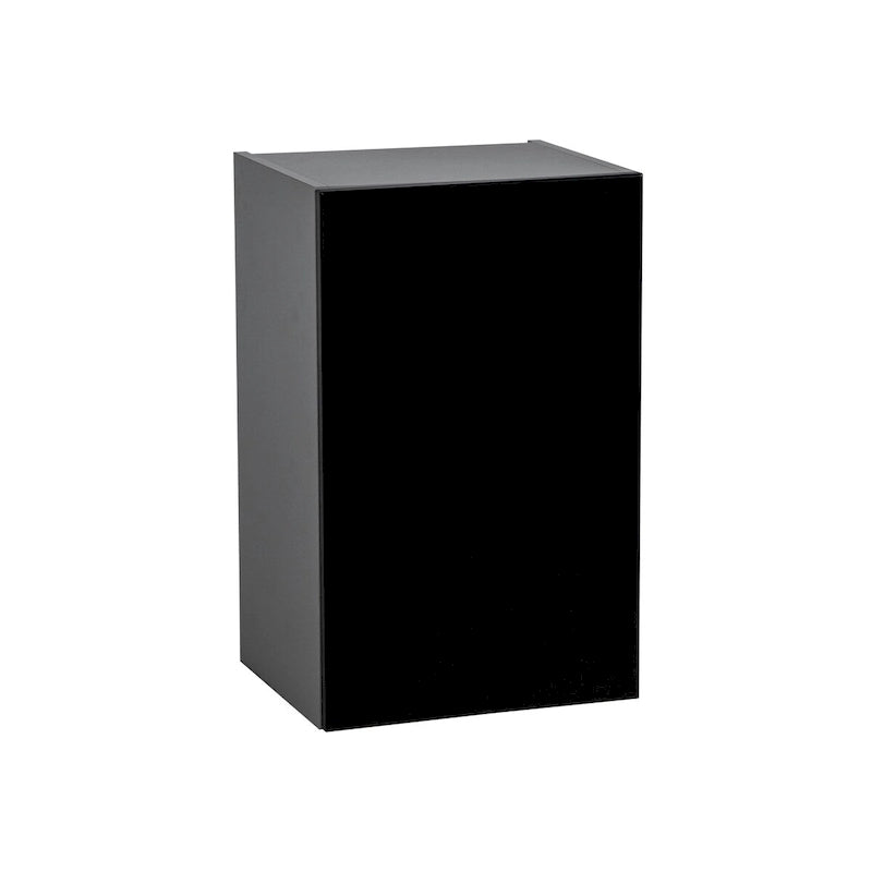Meuble haut à porte simple – Blanc cassé / Gris / Noir / Transparent / Marron / Blanc – 53 cm L × 61 cm H × 30 cm P – 1 porte