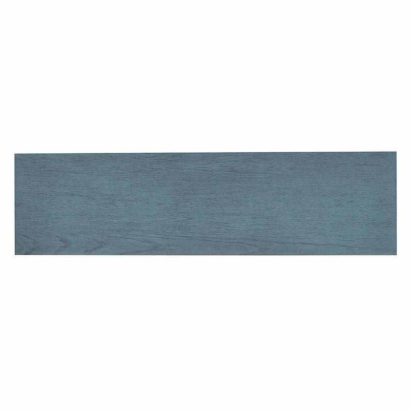 Buffet 4 portes Rétro Arched-Door bleu marine / noir