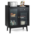 Bahut moderne du milieu du siècle noir, assemblage par 1 personne, 40,6P x 80L x 94H