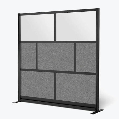 Modular Wall Room Divider System - Black Frame - 70 x 70 Starter Wall