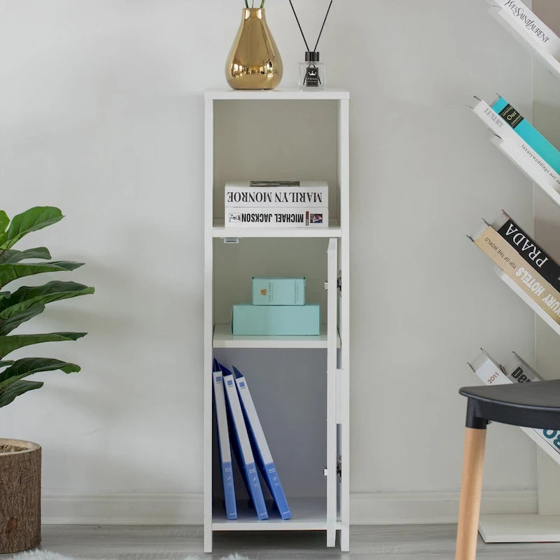 Meuble Haut de Salle de Bain Finition Bois Blanc, Simple