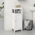 Meuble de rangement à porte unique peint en blanc, 32 x 30 x 80 cm, pour 1 personne